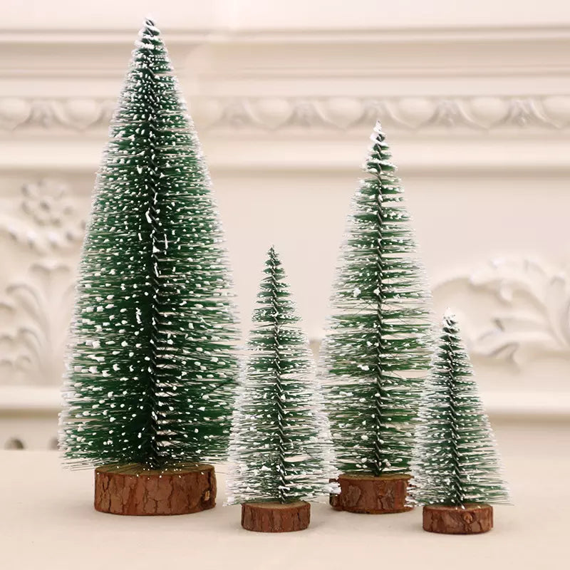 Miniature Pine Artificial Christmas Tree Decoration (Set of 3)