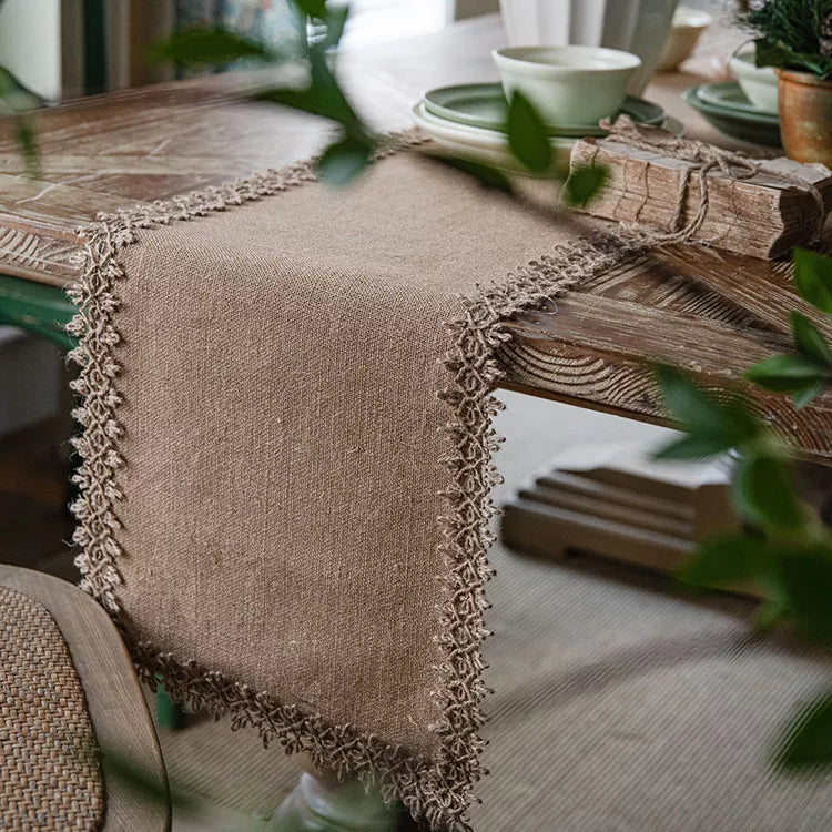 Vintage Jute Table Runner